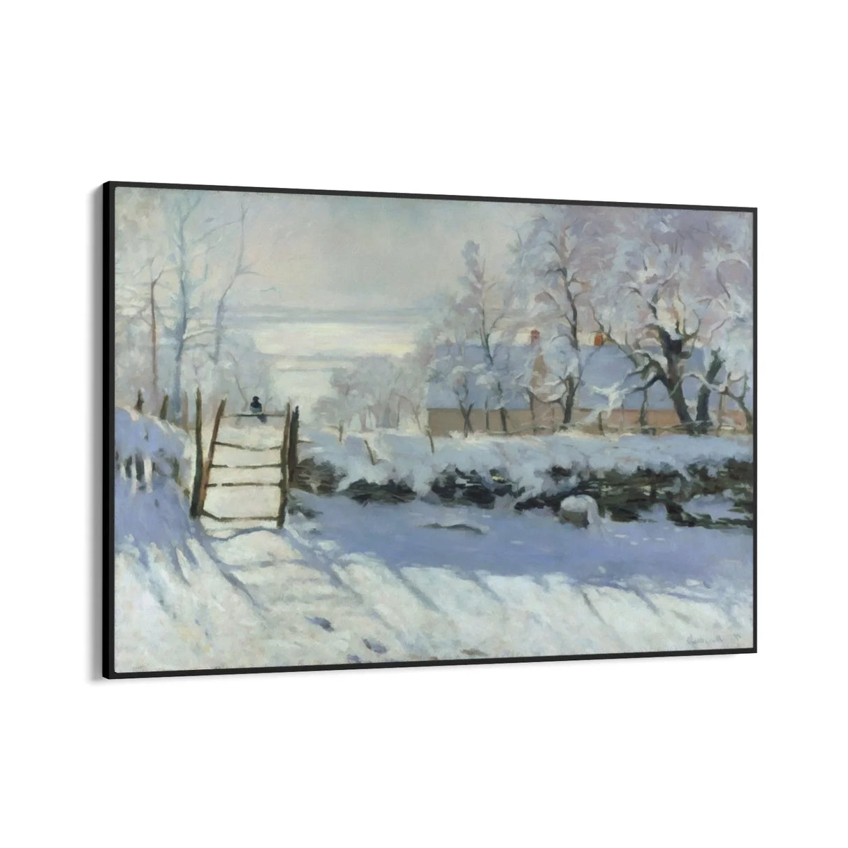 Quadro Stampa su Tela La gazza, Claude Monet - CupidoDesign