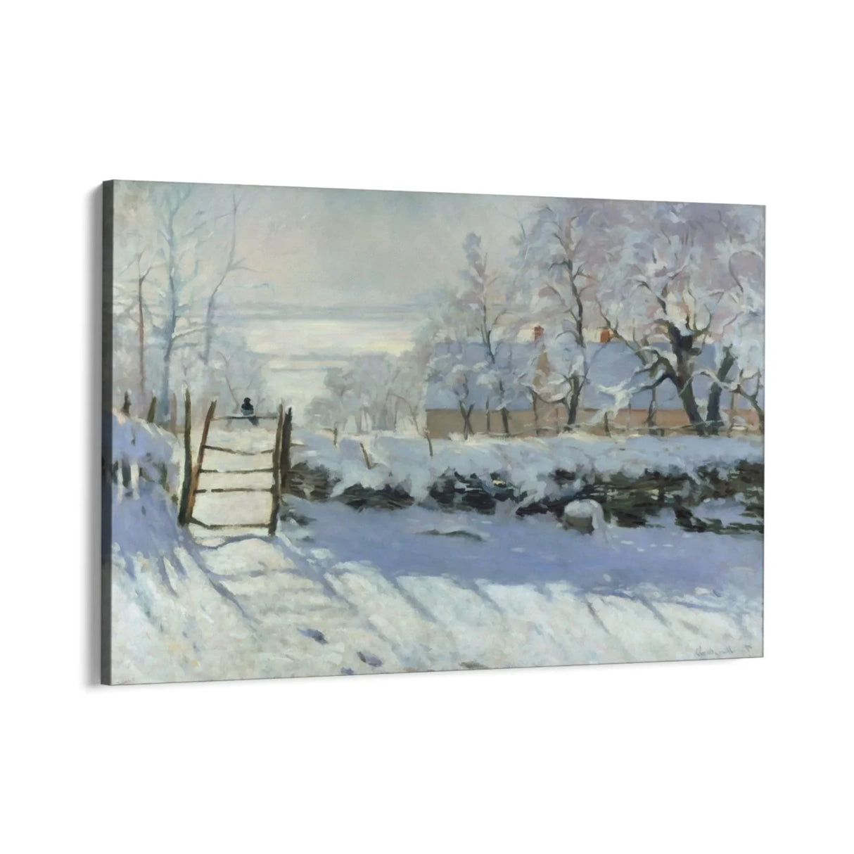 Quadro Stampa su Tela La gazza, Claude Monet - CupidoDesign