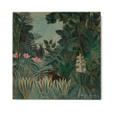Quadro Stampa su Tela La Giungla Equatoriale, Henri Rousseau - CupidoDesign