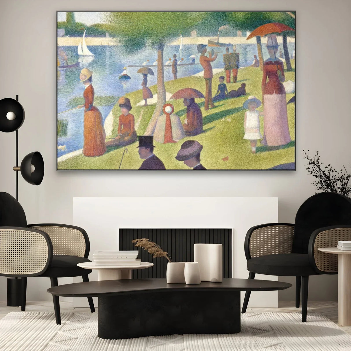 Quadro Stampa su Tela La Grande Jatte - Henri-Edmond Cross - CupidoDesign