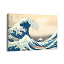 Quadro Stampa su Tela La grande onda al largo, Kanagawa - CupidoDesign