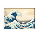 Quadro Stampa su Tela La grande onda al largo, Kanagawa - CupidoDesign