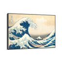 Quadro Stampa su Tela La grande onda al largo, Kanagawa - CupidoDesign