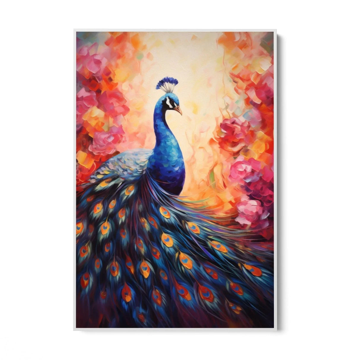 Quadro Stampa su Tela La Maestosità Piumata - CupidoDesign