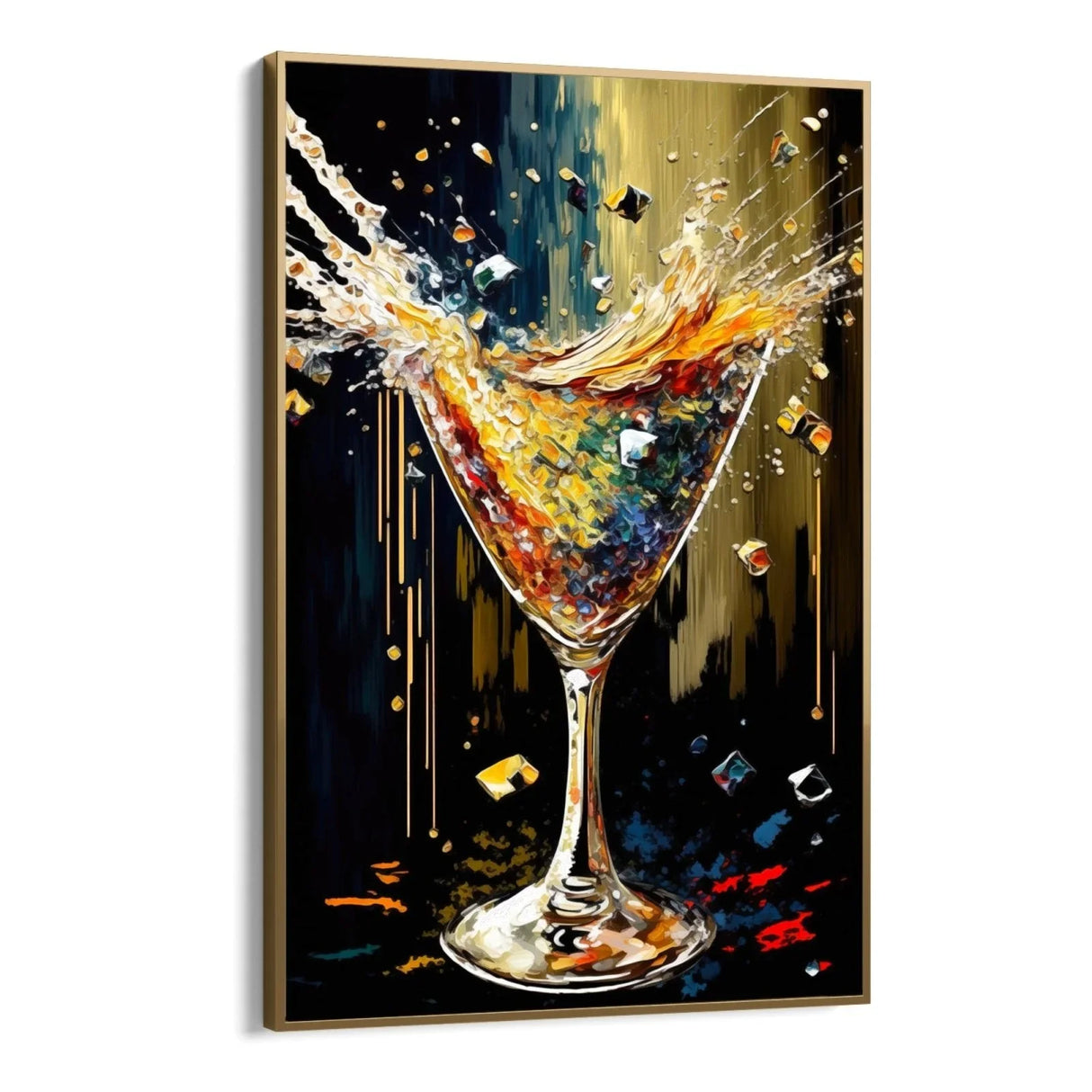 Quadro Stampa su Tela La magia del bicchiere - CupidoDesign