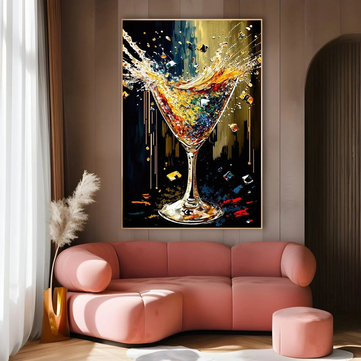 Quadro Stampa su Tela La magia del bicchiere - CupidoDesign