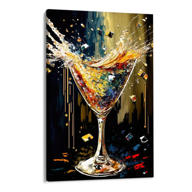 Quadro Stampa su Tela La magia del bicchiere - CupidoDesign