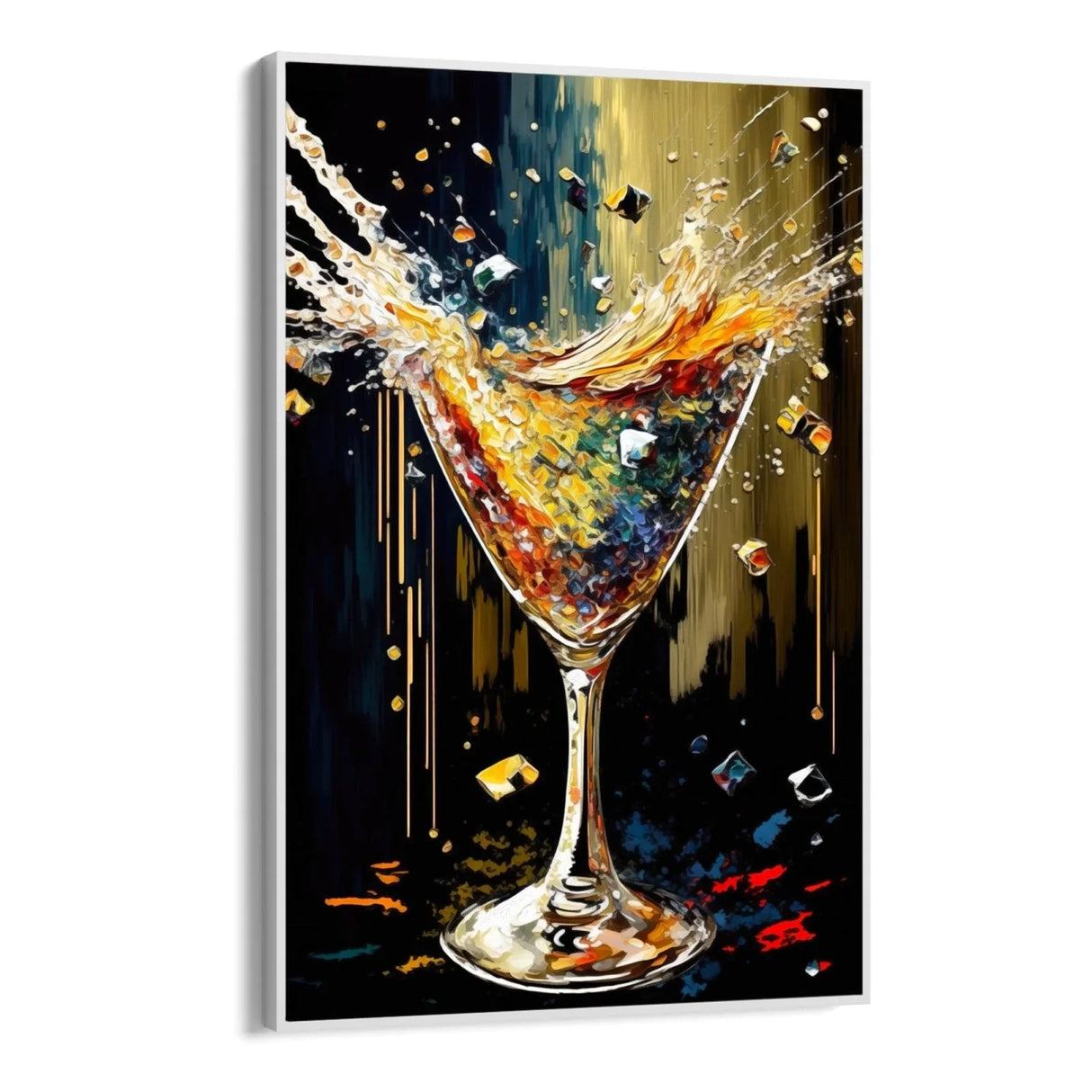 Quadro Stampa su Tela La magia del bicchiere - CupidoDesign
