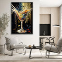 Quadro Stampa su Tela La magia del bicchiere - CupidoDesign