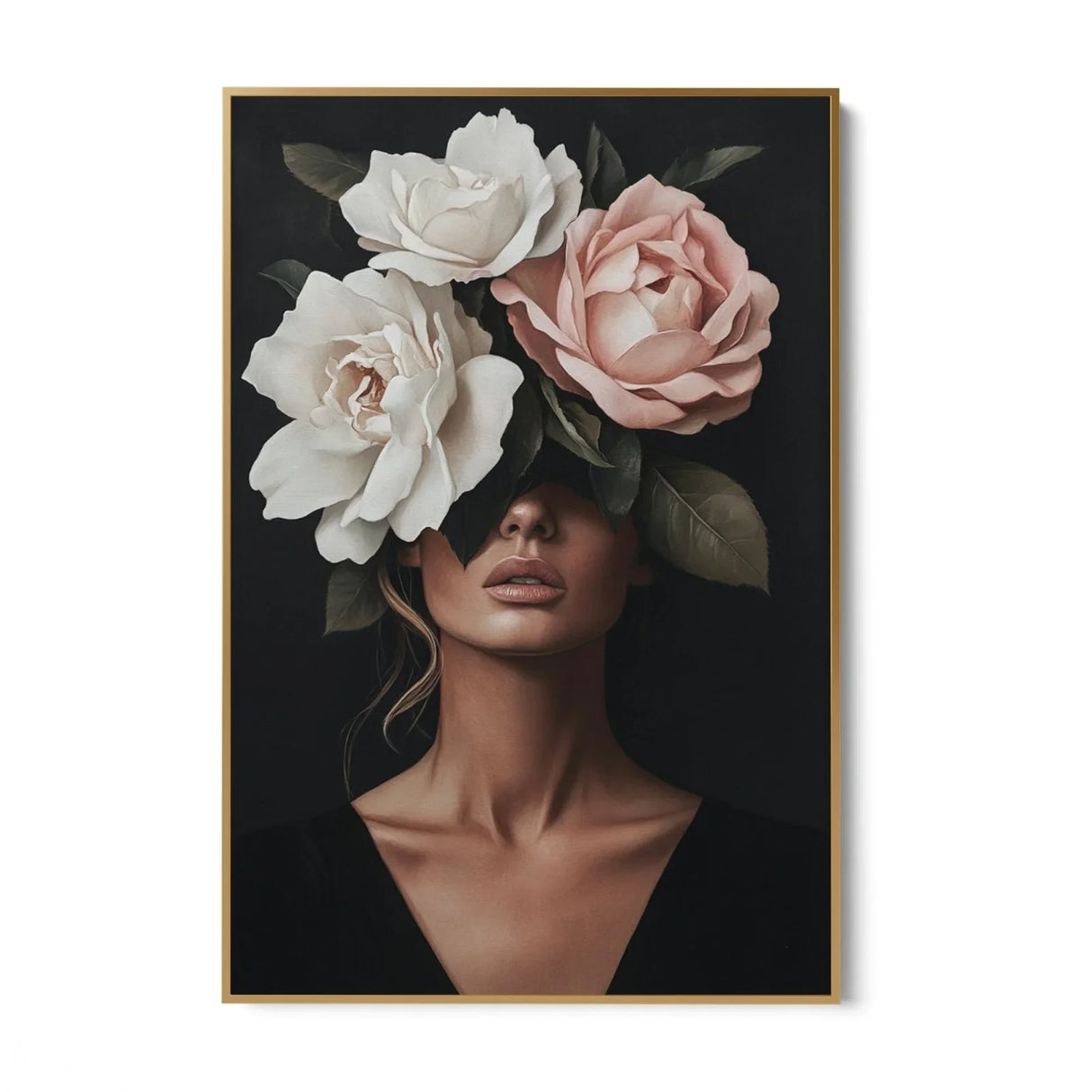 Quadro Stampa su Tela La malinconia delle rose - CupidoDesign