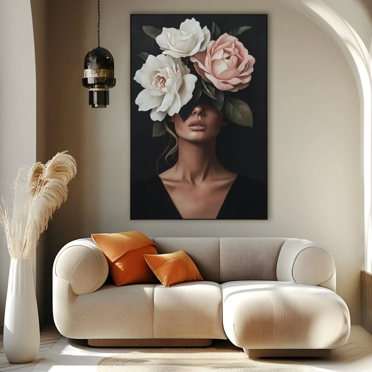 Quadro Stampa su Tela La malinconia delle rose - CupidoDesign