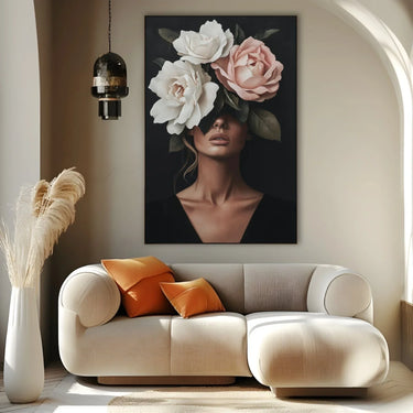 Quadro Stampa su Tela La malinconia delle rose - CupidoDesign