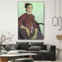 Quadro Stampa su Tela La Mousmé seduta, Vincent Van Gogh - CupidoDesign