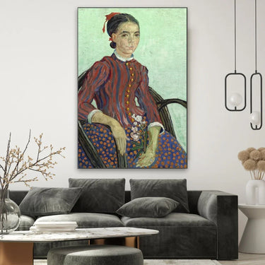 Quadro Stampa su Tela La Mousmé seduta, Vincent Van Gogh - CupidoDesign