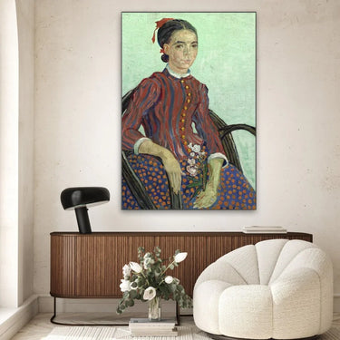Quadro Stampa su Tela La Mousmé seduta, Vincent Van Gogh - CupidoDesign