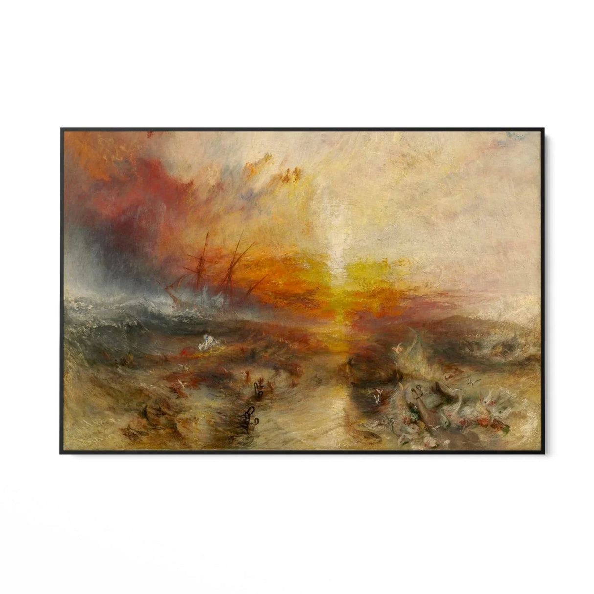 Quadro Stampa su Tela La nave negriera, William Turner - CupidoDesign