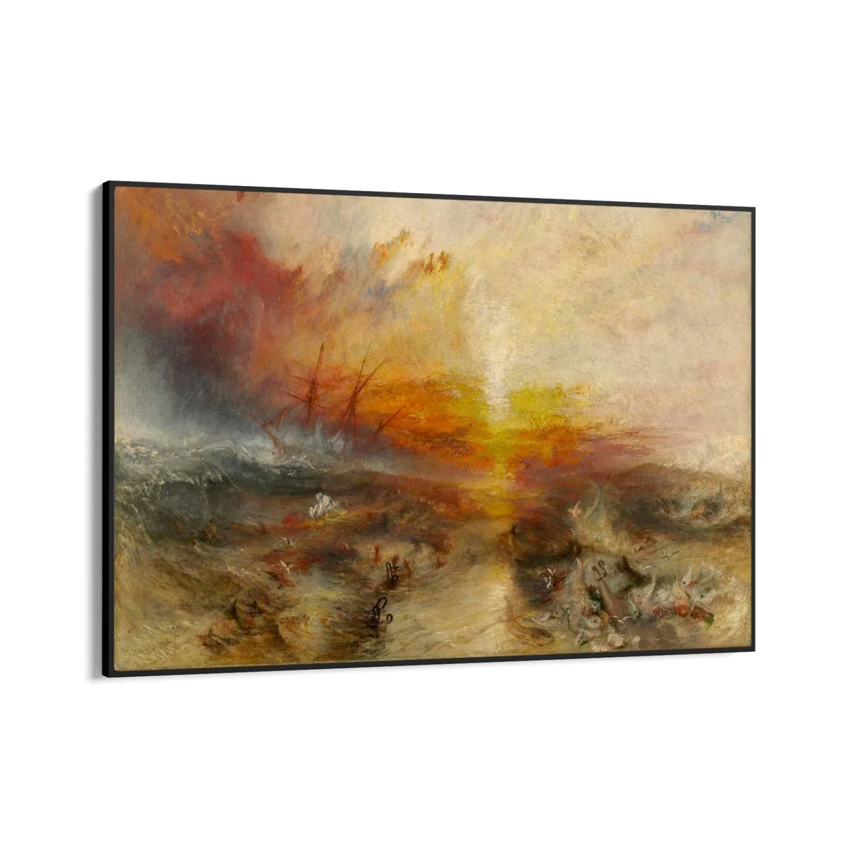 Quadro Stampa su Tela La nave negriera, William Turner - CupidoDesign