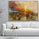 Quadro Stampa su Tela La nave negriera, William Turner - CupidoDesign