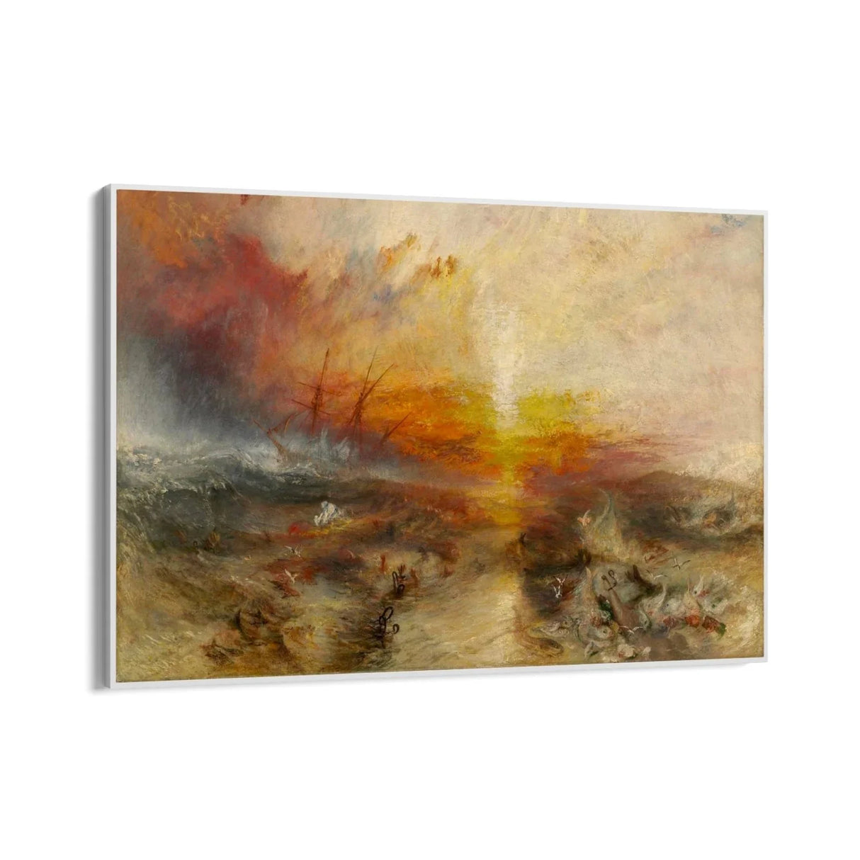 Quadro Stampa su Tela La nave negriera, William Turner - CupidoDesign
