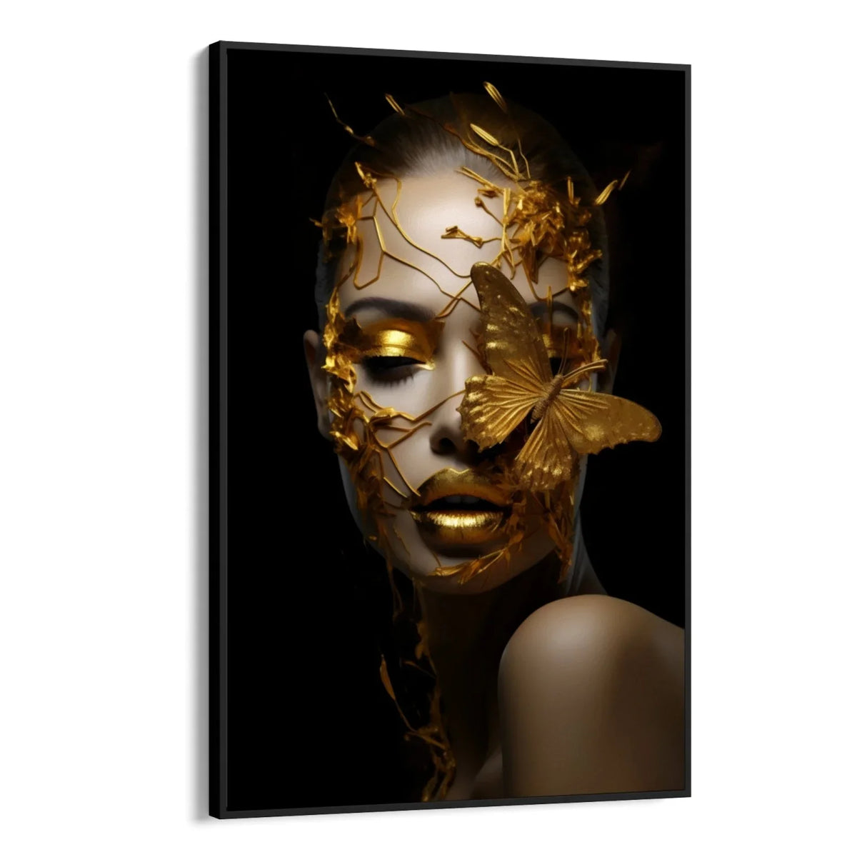 Quadro Stampa su Tela La Ninfa Dorata - CupidoDesign