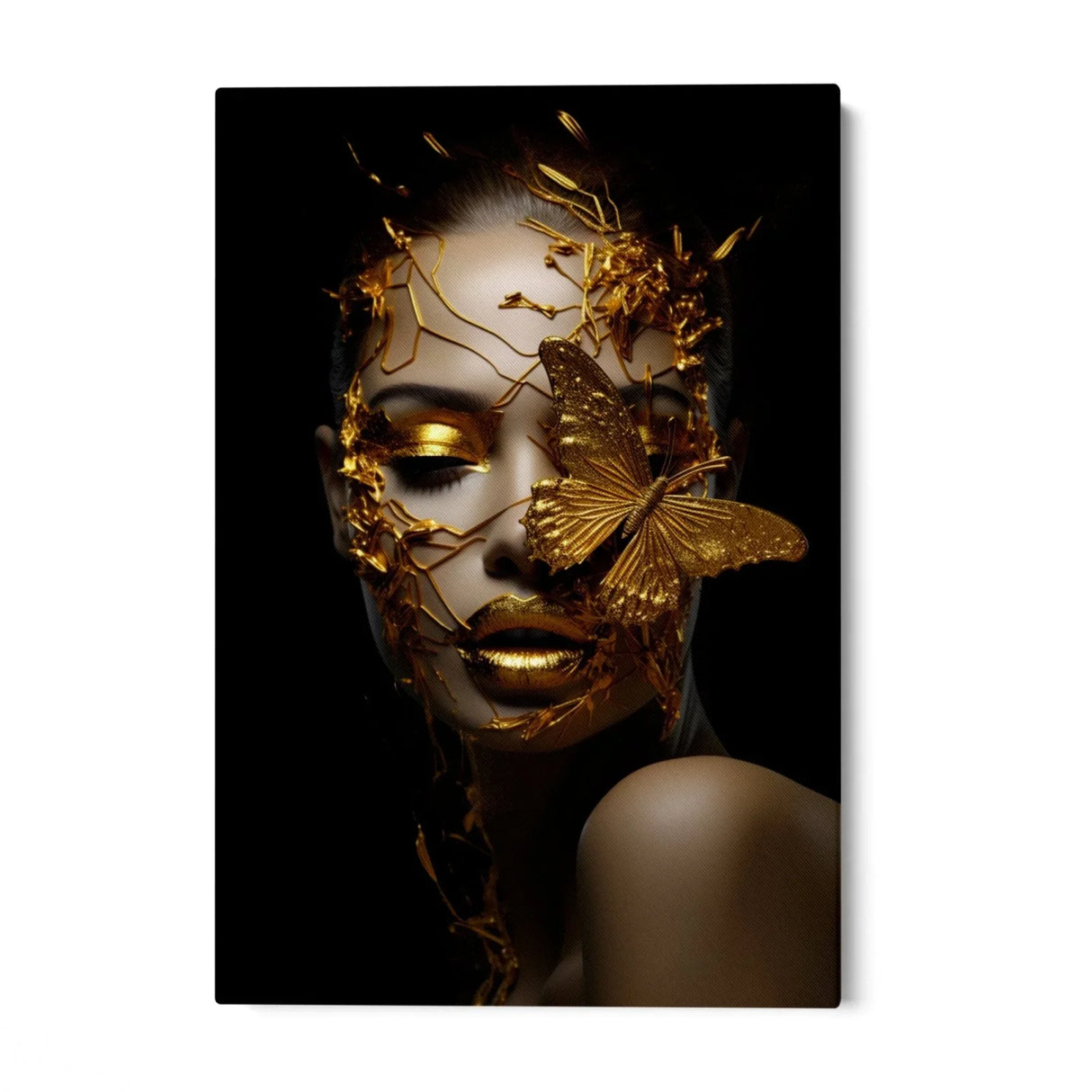 Quadro Stampa su Tela La Ninfa Dorata - CupidoDesign
