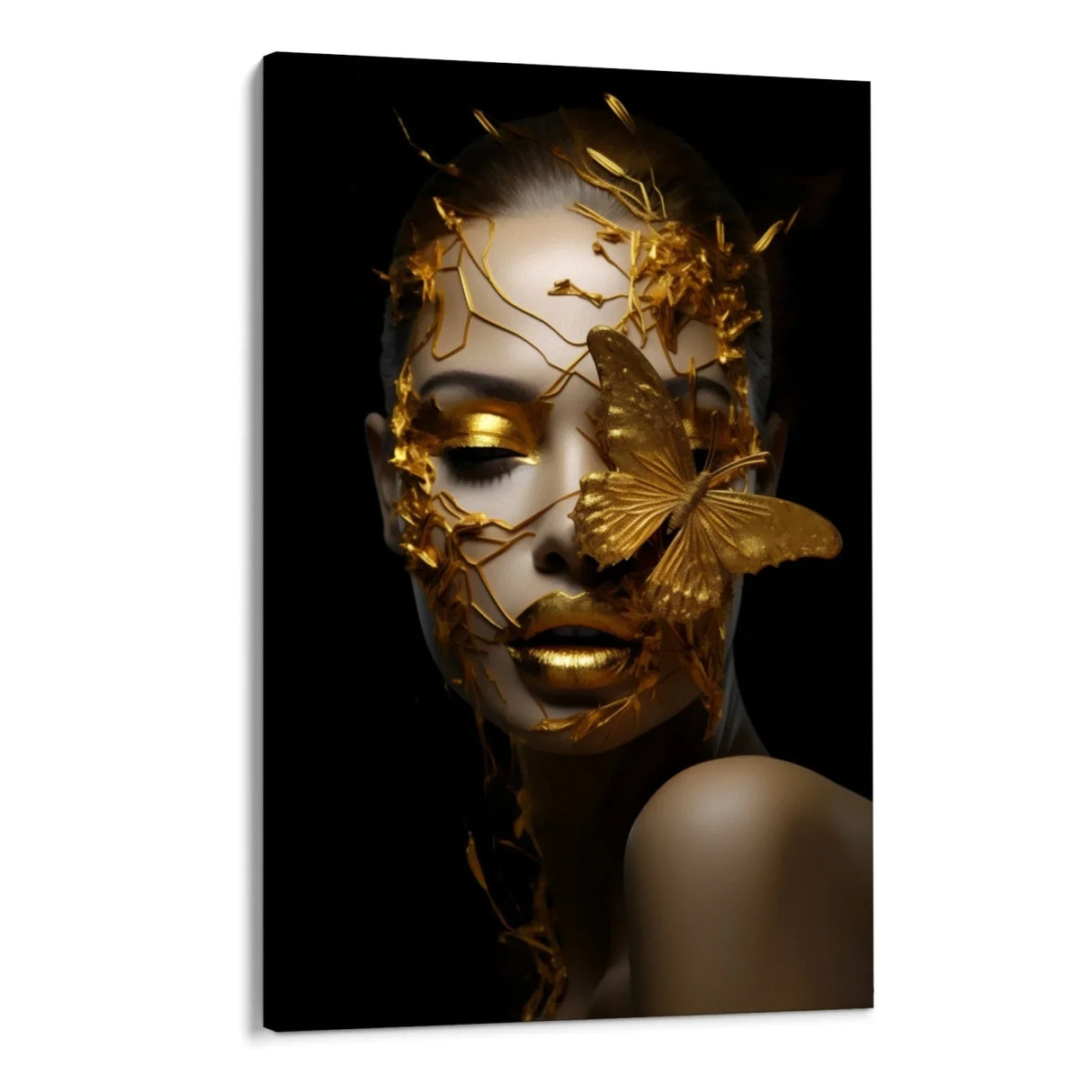 Quadro Stampa su Tela La Ninfa Dorata - CupidoDesign