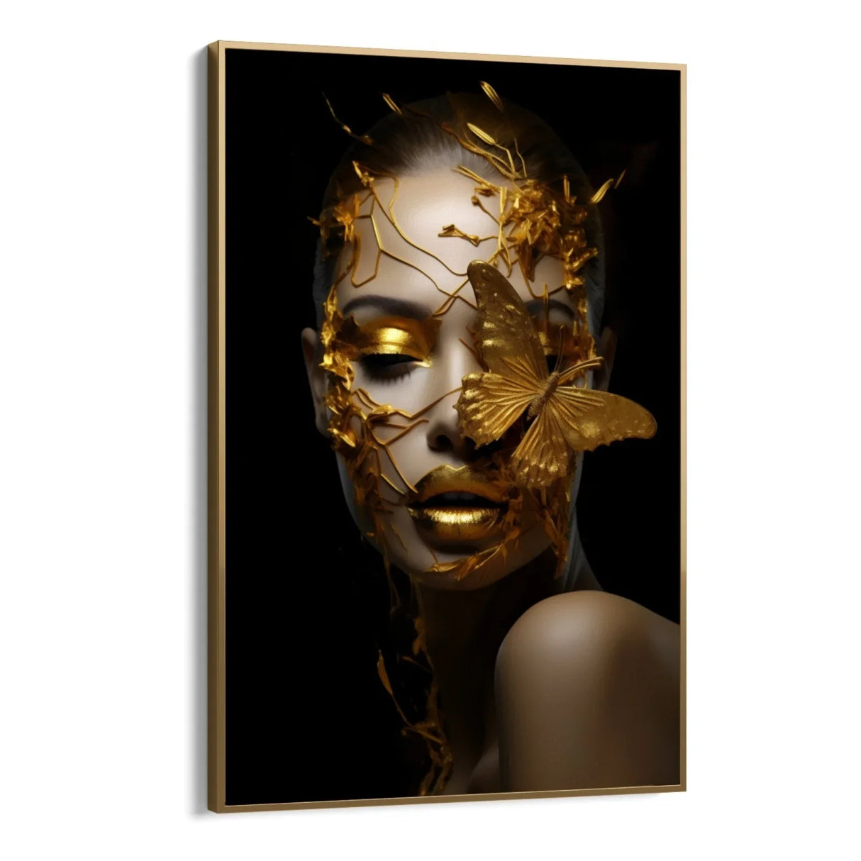 Quadro Stampa su Tela La Ninfa Dorata - CupidoDesign