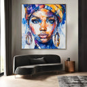 Quadro Stampa su Tela La notte negli occhi - CupidoDesign
