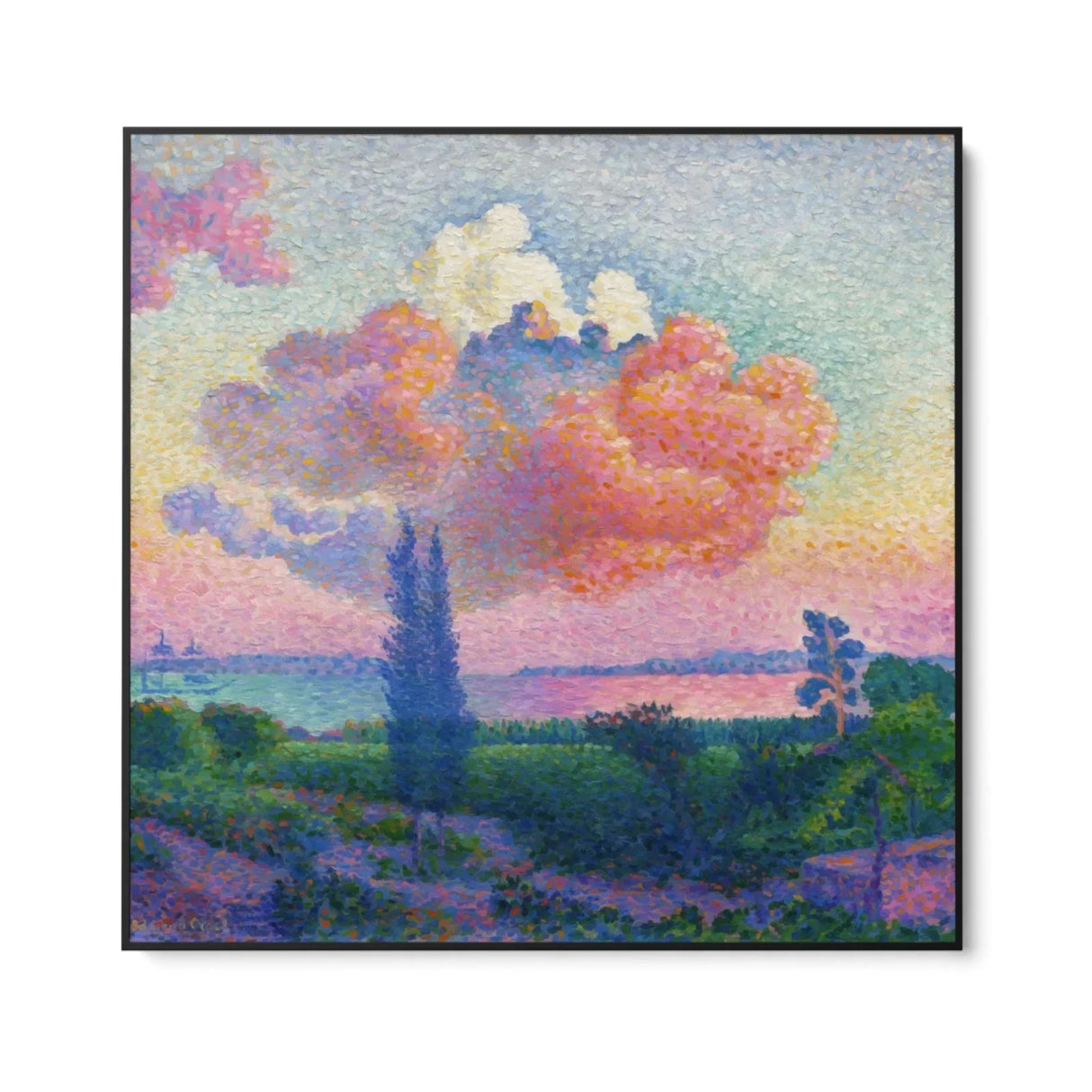 Quadro Stampa su Tela La nuvola rosa, Henri-Edmond Cross (1896) - CupidoDesign