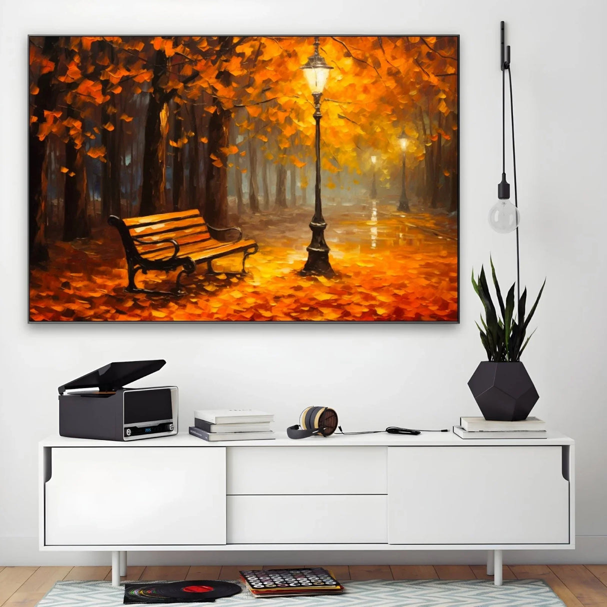 Quadro Stampa su Tela La Panchina dell'Amore - CupidoDesign