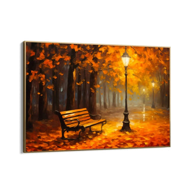Quadro Stampa su Tela La Panchina dell'Amore - CupidoDesign