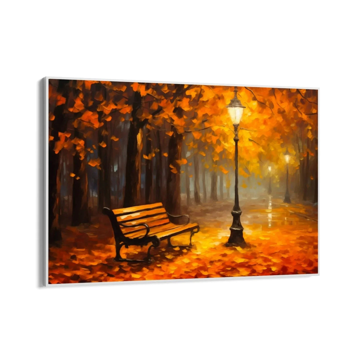 Quadro Stampa su Tela La Panchina dell'Amore - CupidoDesign