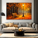 Quadro Stampa su Tela La Panchina dell'Amore - CupidoDesign