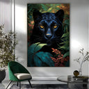 Quadro Stampa su Tela La pantera nera - CupidoDesign