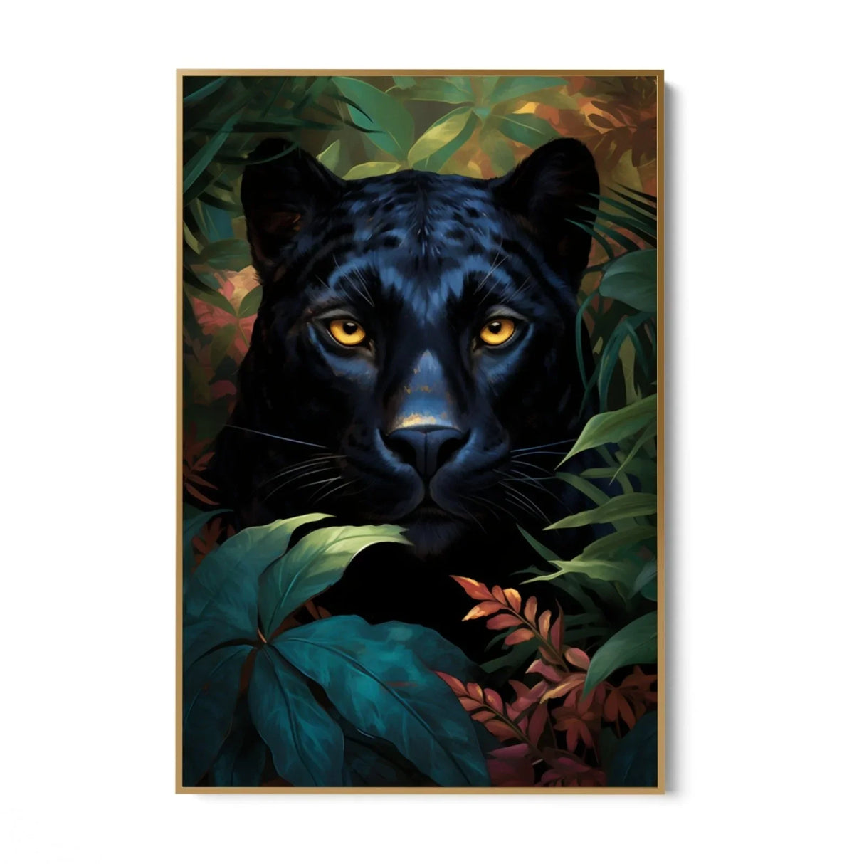 Quadro Stampa su Tela La pantera nera - CupidoDesign