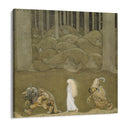 Quadro Stampa su Tela La Principessa e i Troll, John Bauer - CupidoDesign