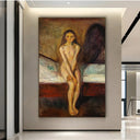 Quadro Stampa su Tela La Pubertà, Edvard Munch - CupidoDesign