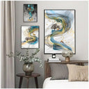 Quadro Stampa su Tela La quiete dopo la tempesta Set da 3 60x90cm - CupidoDesign