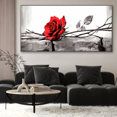 Quadro Stampa su Tela La rosa incantata - CupidoDesign