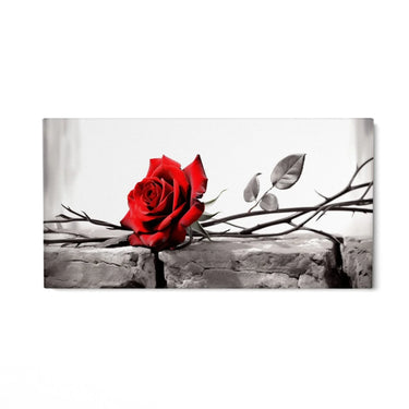 Quadro Stampa su Tela La rosa incantata - CupidoDesign