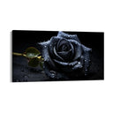 Quadro Stampa su Tela La Rosa Nera - CupidoDesign