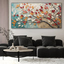 Quadro Stampa su Tela La sinfonia delle foglie - CupidoDesign
