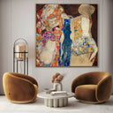 Quadro Stampa su Tela La Sposa, Klimt - CupidoDesign
