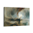 Quadro Stampa su Tela La tempesta di neve, William Turner - CupidoDesign