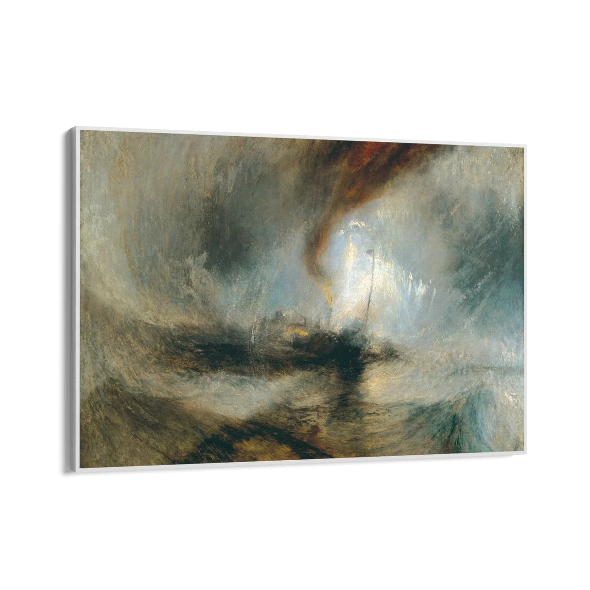 Quadro Stampa su Tela La tempesta di neve, William Turner - CupidoDesign