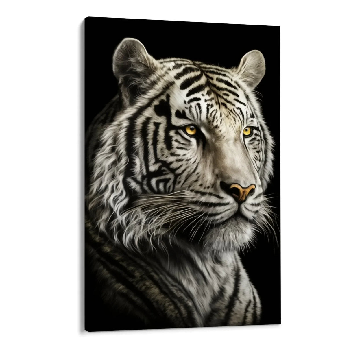 Quadro Stampa su Tela La Tigre Bianca - CupidoDesign