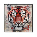 Quadro Stampa su Tela La tigre scarlatta - CupidoDesign