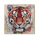 Quadro Stampa su Tela La tigre scarlatta - CupidoDesign