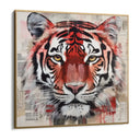 Quadro Stampa su Tela La tigre scarlatta - CupidoDesign