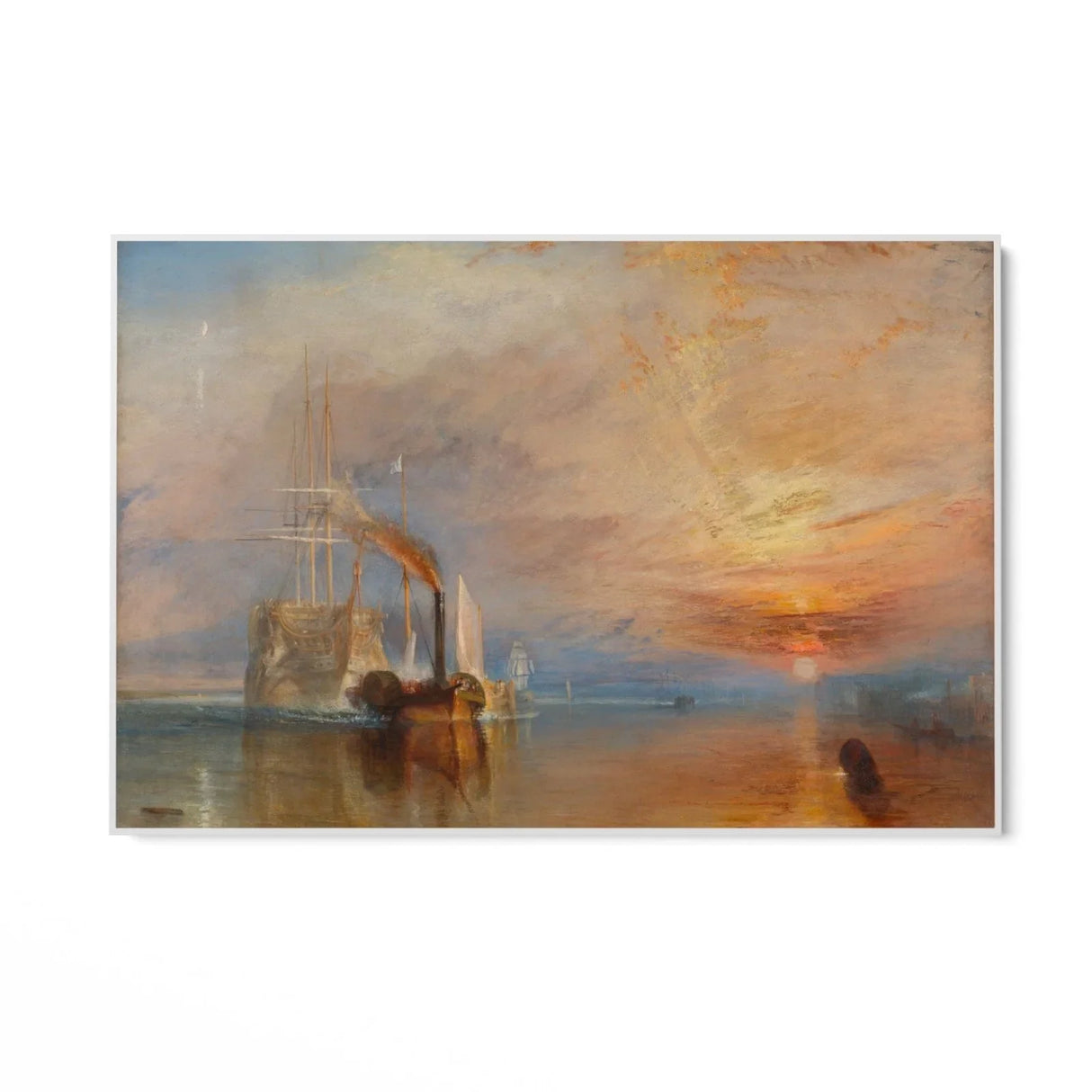 Quadro Stampa su Tela La valorosa Téméraire, William Turner - CupidoDesign